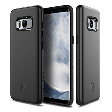 Patchworks ITG Level Case Black for Samsung Galaxy S8 - Military Grade Certified Drop Protection, Impact Disperse Technology System
