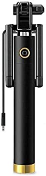 VOLTAC Selfie Stick for All Smart Mobile Phone (Black Colour)