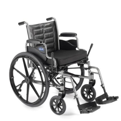 Invacare LightWeight Tracer EX2 Wheelchair 20" with SwingawayFootrest- Black (Folding, Assembled)