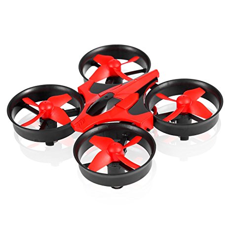 Mini UFO Quadcopter OCDAY RC Pocket Drone 2.4GHz 6Axis Gyro Toy Remote Control Helicopter RTF with Headless Mode