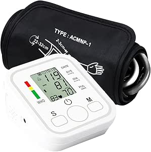 NEW Bronze Blood Pressure Monitor, Upper Arm Cuff, Digital Blood Pressure Machine, Stores Up to 30 Readings