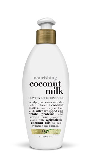 OGX Leave-In Nourishing Milk, Nourishing Coconut Milk, 6oz