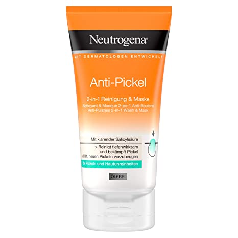 Neutrogena Visibly Clear 2 en 1 Limpiadora Y Máscara - 150 ml