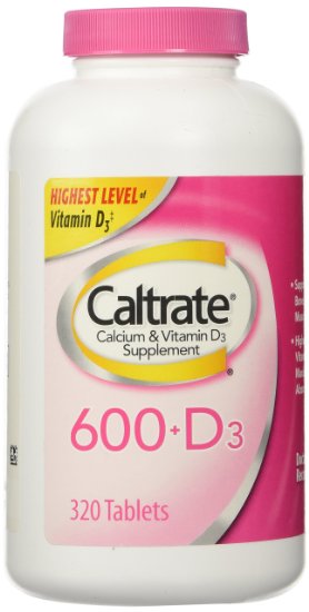 Caltrate 600   D3 Calcium & Vitamin D3 Supplement, 320 Tablets