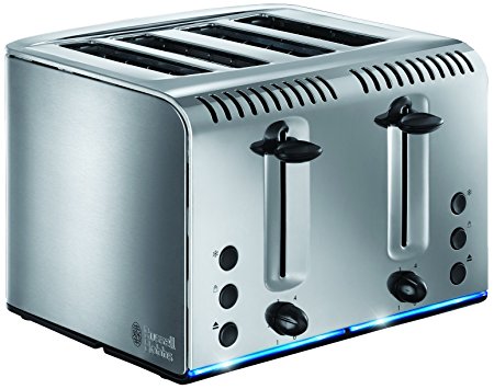 Russell Hobbs Buckingham 4-Slice Toaster 20750 - Brushed Stainless Steel