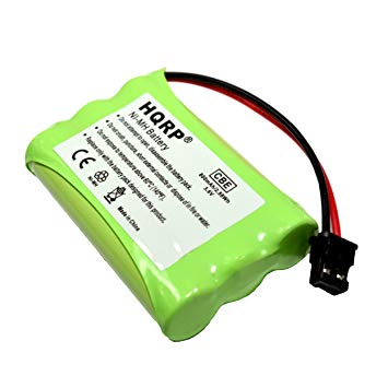 HQRP Cordless Phone Battery compatible with Uniden PowerMax 5.8GHz 30878864022, Powermax 2.4 GHz, GE TL26402, GP 80AAALH3BMX, 80AAALH3BMZ Replacement plus Coaster