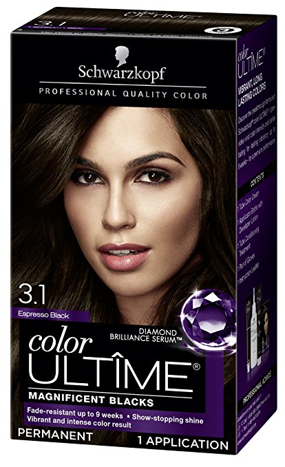 Schwarzkopf Color Ultime Hair Color Cream, 3.1 Espresso Black (Packaging May Vary)