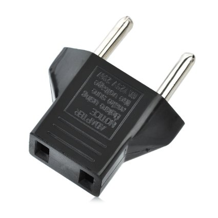 Ckitze USA to Europe Travel Power Plug Adapter