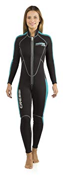 Cressi Men's and Ladies' Full Front Zip Wetsuit for Swimming, Snorkeling, Scuba Diving | Lido Long: Designed in Italy