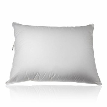 Premium 100% White Goose Down Firm Pillow, Standard Size