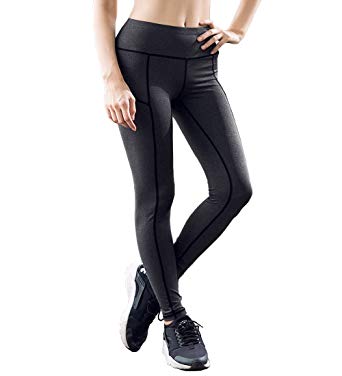 VESONNY Women Yoga Leggings Workout Pants - Stretchy Yoga Capris Tights for Fitness Gym Running