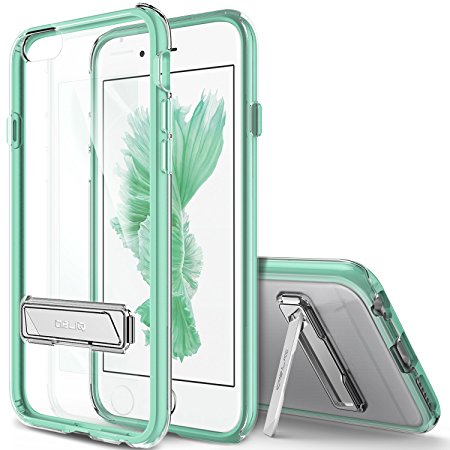 iPhone 6S Plus Case, OBLIQ [Naked Shield][Mint][Metal Kickstand] Slim Fit Crystal Clear Scratch Resist Heavy Duty Protection Dual Layer Case for Apple iPhone 6S Plus (2015) & iPhone 6 Plus(2014)