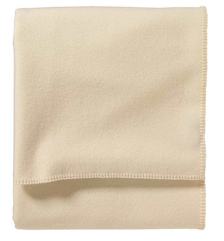 Pendleton Eco-Wise Wool Washable King White Blanket