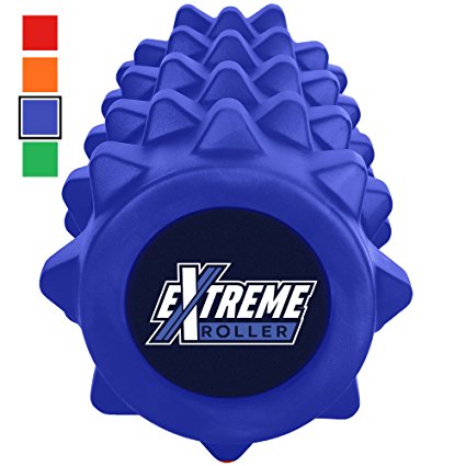 Extreme Foam Roller - Premium High Density Muscle Foam Roller Provides Deep Tissue & Trigger Point Massage