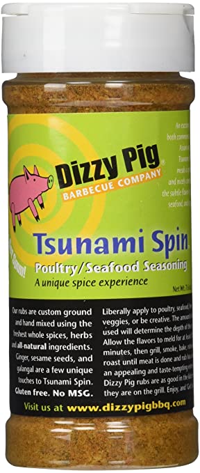 Dizzy Pig BBQ Tsunami Spin Rub Spice - 7.6 oz