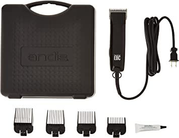 Andis Pro-Animal EBC Detachable Blade Clipper, Professional Animal/Dog Grooming, MBG-4, Black (53315)