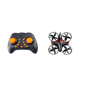 Mini Drone Interactive Induction LED 2.4G 4CH 4-axis 3D Flips Altitude Hold Headless Mode Infrared Sensing Drone (Black)
