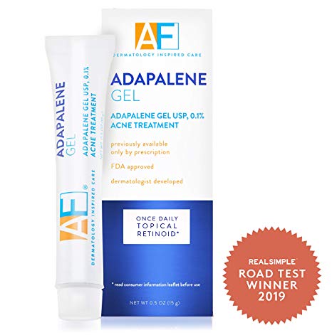 Acne Free Adapalene Gel 0.1%, Once-Daily Topical Retinoid Acne Treatment, 15 Gram, 30 Day Supply
