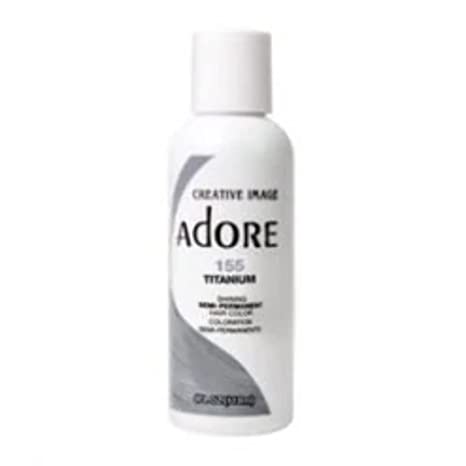 Adore Semi-Permanent Haircolor #155 Titanium 4 Ounce (118ml)