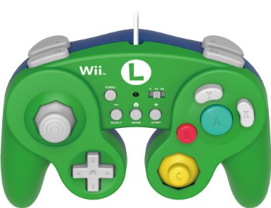 HORI Battle Pad for Wii U Luigi Version with Turbo - Nintendo Wii U