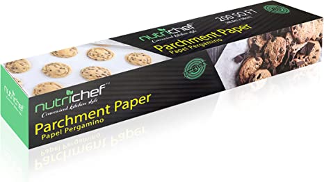 200 Sq. Ft. Parchment Paper Roll - 200 Sq. Ft. Heavy Duty Parchment Paper Roll for Baking, Easy to Cut & Non-stick Cooking Paper for Bread, Cookies, Air Fryer, Steaming, Grilling - NCPRC300