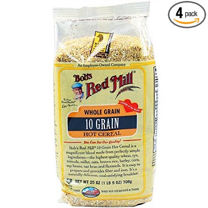 Bob's Red Mill Cereal, 10 Grain Hot, 25 Ounce (Pack of 4)