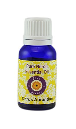 Deve Herbes Pure Neroli Essential Oil (Citrus Aurantium) - 100% Natural - Theraputic Grade 15