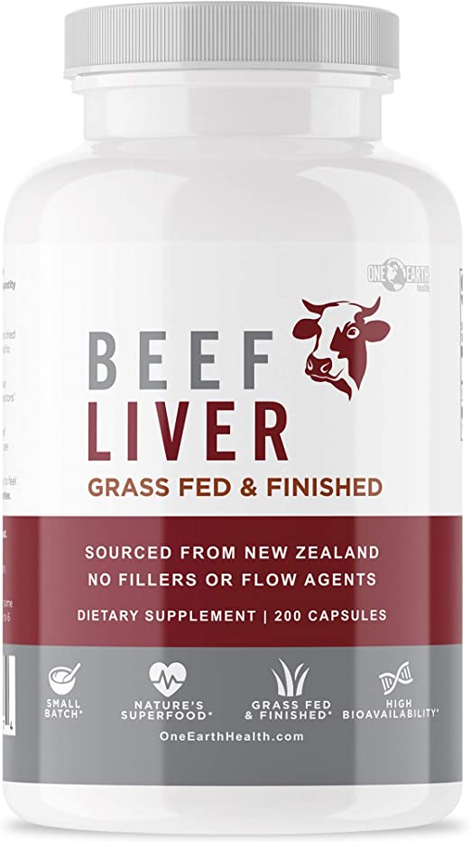 Grass Fed Beef Liver – (200 Count) Sourced from New Zealand
