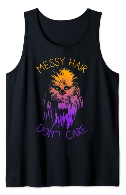 Star Wars Chewbacca Messy Hair Don't Care Tank Top