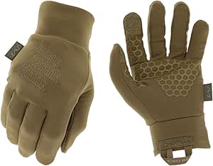 Mechanix Wear: Lightweight Performance Grip Work Gloves, Water Resistant, Touch Screen Gloves, Breathable Microfleece For Year Round Protection, Perfect Gloves for Layering, Unisex (Coyote, Medium)