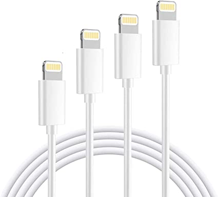 iPhone Charger, Sundix [Apple MFi Certified] Lightning Cable 4Pack 1.5/3/6/10FT iPhone Charger Cables Fast Charging Data Transfer Cords for iPhone 13/12/Pro Max /11/XS/Max/XR/X/8