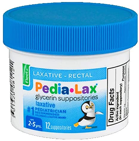 PEDIA-LAX Children's Glycerin Suppositories-12ct by Pedia-Lax