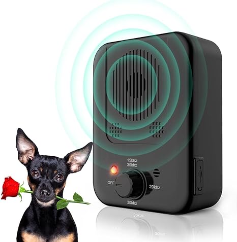 Dog Barking Control Devices,3 Frequency Sonic Bark Deterrents,Rechargeable Anti Barking Device 30Ft Dog Barking Deterrent Ultrasonic Dog Barking Deterrent Stop Bark Box,Gentle Dog Indoor Outdoor