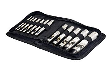 SE 791LP 12Pc Hollow Punch Set, Sizes 1/8-Inch, 5/32-Inch, 3/16-Inch, 7/32-Inch