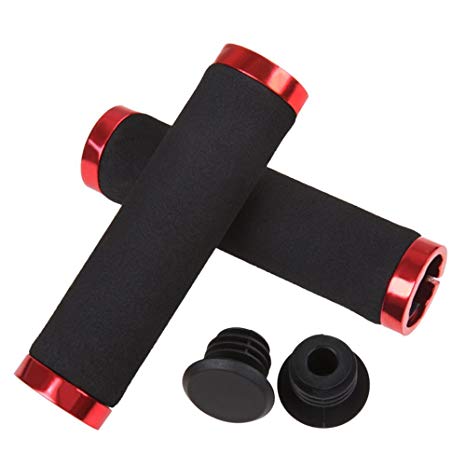 Relaxtime Super Soft Double Lock On Mountain Bike Bicycle Cycling Sponge Handlebar Grips