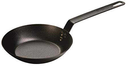 Lodge CRS8 Carbon Steel Skillet, Pre-Seasoned, 8-inch