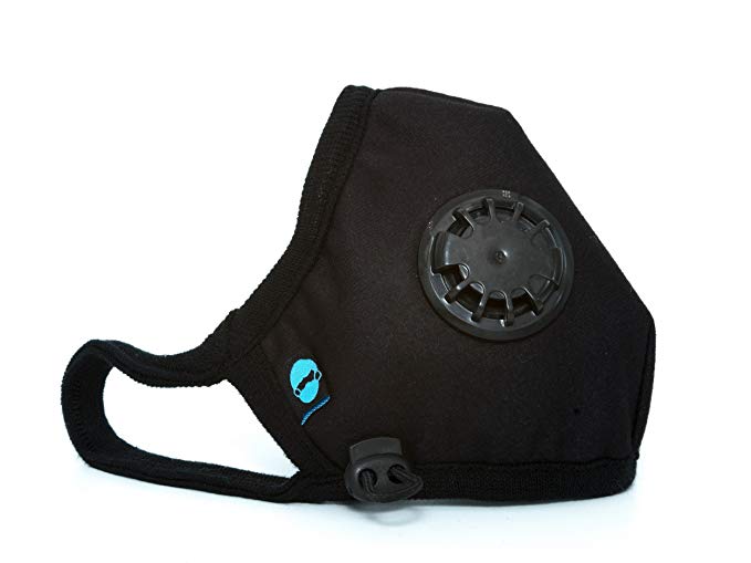Cambridge Mask Company Basic N95 Washable Anti Pollution Respirator with Adjustable Straps Black