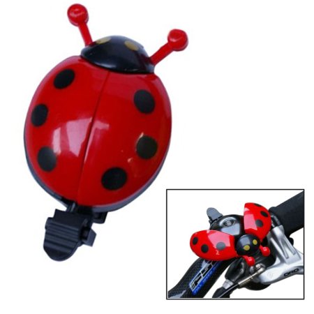 Cute Ladybug Shape Red Beetle Mode Bicycle Bell Bike Accessory