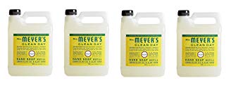 Mrs. Meyer's Clean Day Liquid Hand Soap Refill, Honeysuckle, 33 Ounce - (Pack of 4)