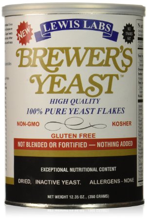 Lewis Labs Brewer's Yeast Flakes 12.35 oz Pwdr