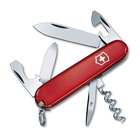 Victorinox Swiss Army Tourist Pocket Knife (Red)