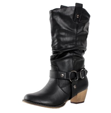 Refresh Women Wild-02 Western Style Cowboy Boots