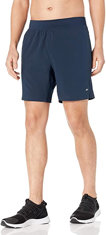 Amazon Essentials Men's Woven Stretch 7" Training Shorts