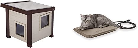 ecoFLEX Albany Outdoor Feral Cat House, Multicolor
