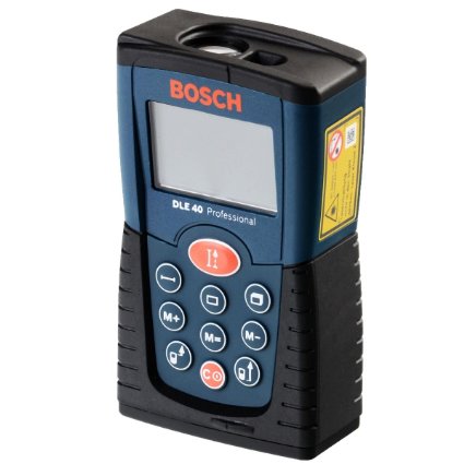 Bosch DLE 40 Professional - distance meters (Laser distance meter, AAA, Black, Blue, Digital, IP54)