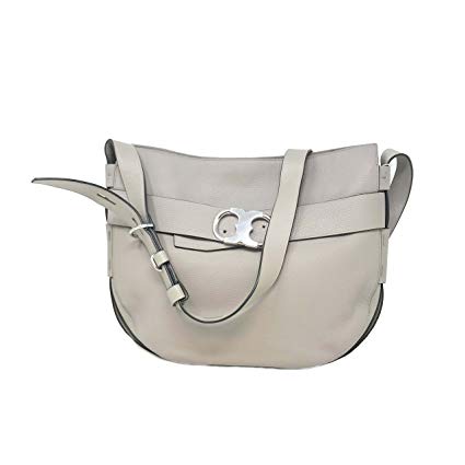 Tory Burch Gemini Belted Hobo in French Gray