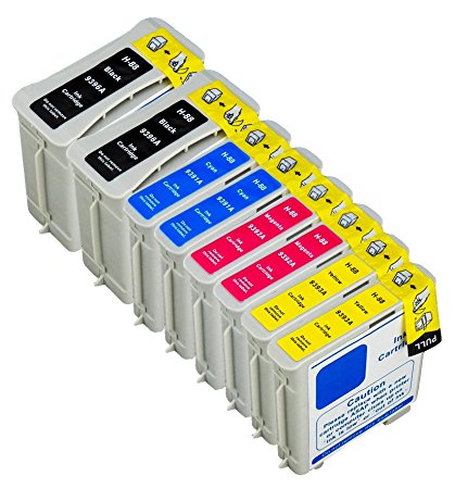 Zulu Inks Compatible Ink Cartridge Replacement for HP HP-88 X 8 Packs 2 Black, 2 Cyan, 2 Magenta, 2 Yellow For Use with HP OfficeJet Pro K-5400, K-5400-dn, K-5400-dtn, K-550, K-550-dtn, K-8600, K-8600-dn, 7480,7500,7550,7555,7580,7590,7600,7650,7680,7700,7750,7780. Ink Cartridges