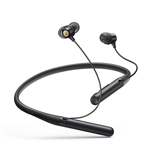 Soundcore Anker Life U2 Bluetooth Neckband Headphones with 24 H Playtime, 10 mm Drivers, Crystal-Clear Calls with CVC 8.0 Noise Cancelling Mic, USB-C Fast Charging, Foldable and Lightweight Build