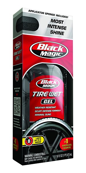 Black Magic 5072647 Tire Wet Gel, 16 oz.