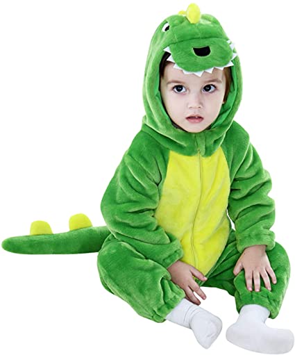 Camlinbo Halloween Costume Baby Infant Lion Dinosaur Cosplay Romper Toddler Wild Animals’ King Dress up Outfits